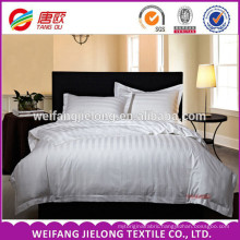 hot sale stripe style satin fabric JC60*40 173*120 110" 100% cotton satin stripe fabric for home textile and hotel beddings